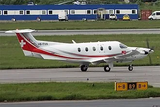 Pilatus PC-12 aircraft