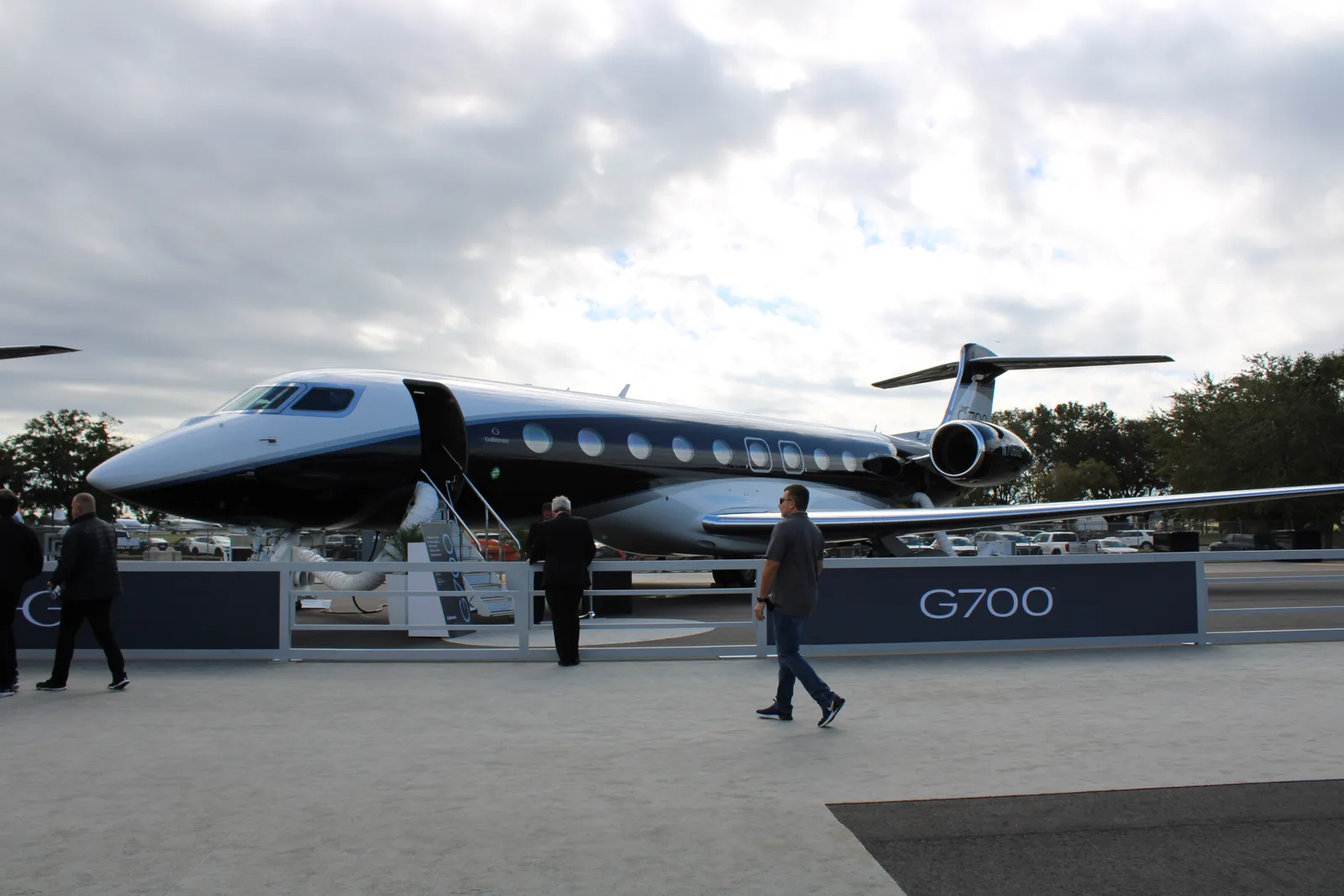 Gulfstream G700 aircraft on the tarmac